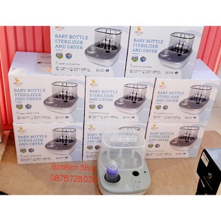 Mây hâm sữa, tiệt trùng, sấy khô 3in1 Moaz bebe MB05