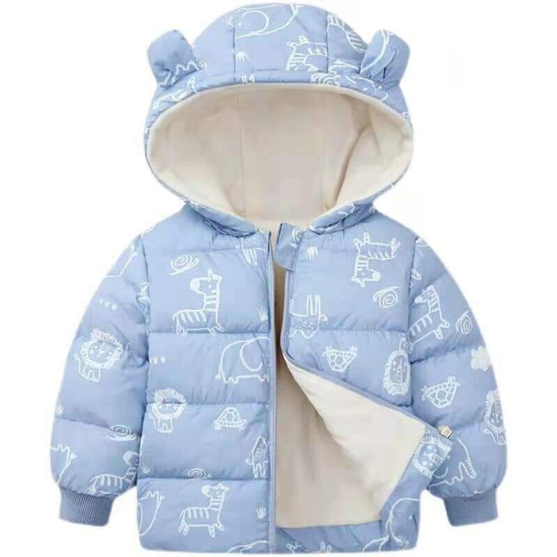Áo phao cao cấp siêu mềm ấm cho bé trai, bé gái 6-23kg