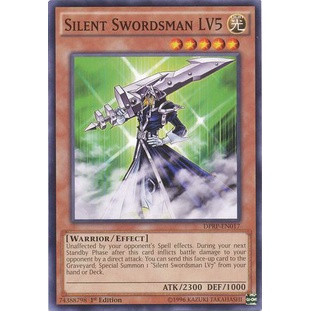 Thẻ bài Yugioh - TCG - Silent Swordsman LV5 / DPRP-EN017 '