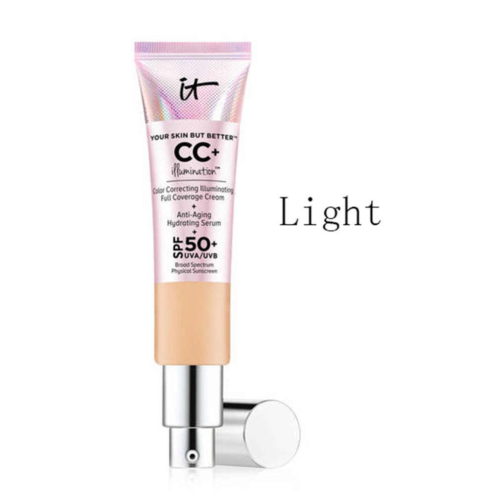 【Ready Stock】 32mL High light CC Cream SPF 50+ Makeup Face Base Liquid Foundation Make Up Moisturizing Whitening Cosmetics