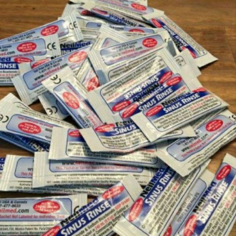 combo 250 gói muối rửa mũi neilmed