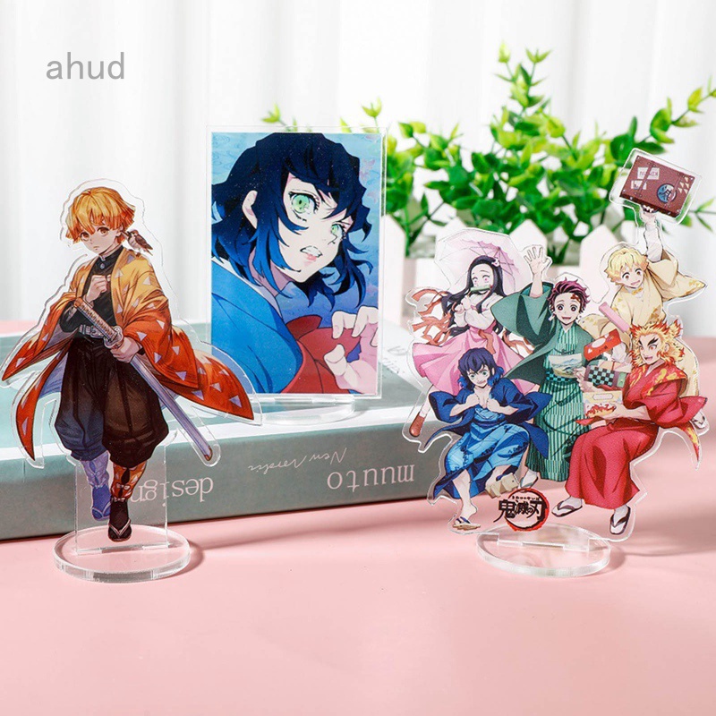Mô hình nhân vật anime Demon Slayer có thể đứng chất liệu acrylic để bàn trang trí