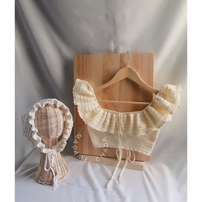 Croptop len nhún bèo