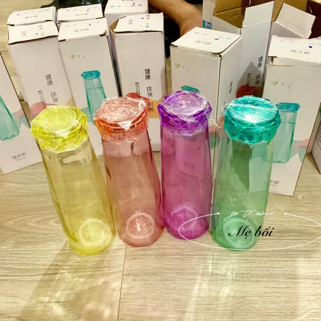 Combo 10 bình nước thuỷ tinh