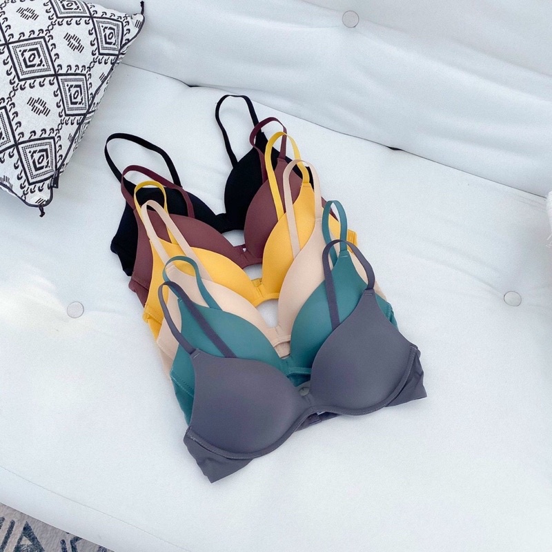 Nhẹ tênh Áo Lót Không gọng Sarah Lingerie mỗi áo 1 túi riêng biệt Áo Su xuất Nhật