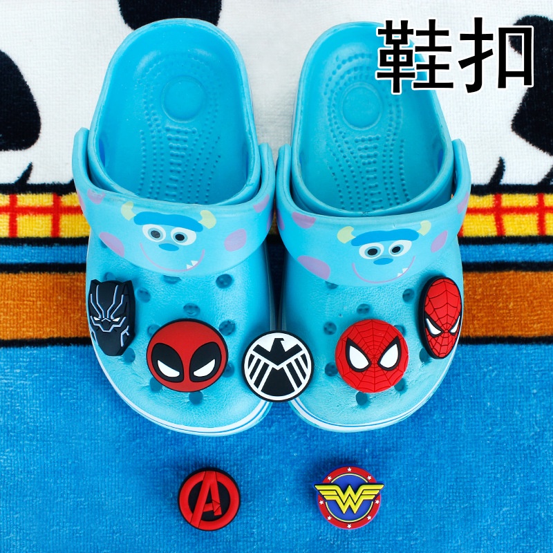 Phim hoạt hình deadpool avengers jibbitz original hulk jibits crocs charm thor giày bùa pin marvel batman croc jibbits cho trẻ em giày phụ kiện trang trí
