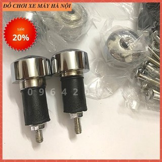 Gù tay lái inox cho Wave. Dream..các dòng xe số - full combo gù inox cốt cao su và ốc
