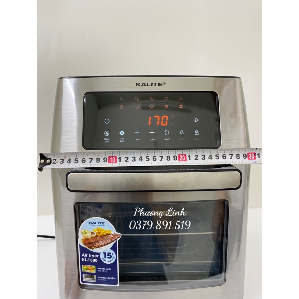 Nồi chiên không dầu KALITE KL1500 - Hàng chính hãng - Bảo hành 24 tháng
