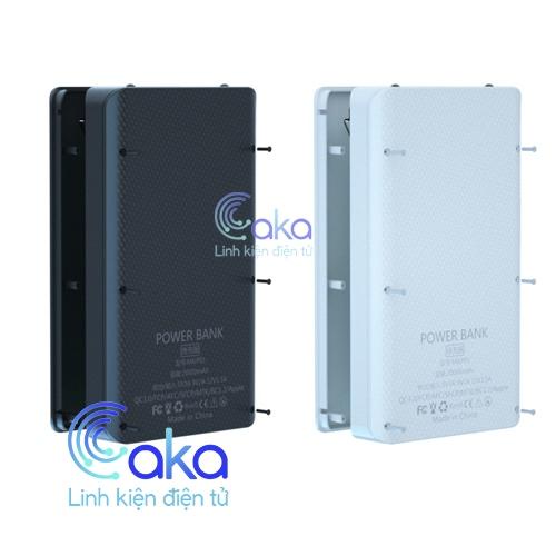 Box sạc dự phòng 6 cell pin 18650 tùy chọn