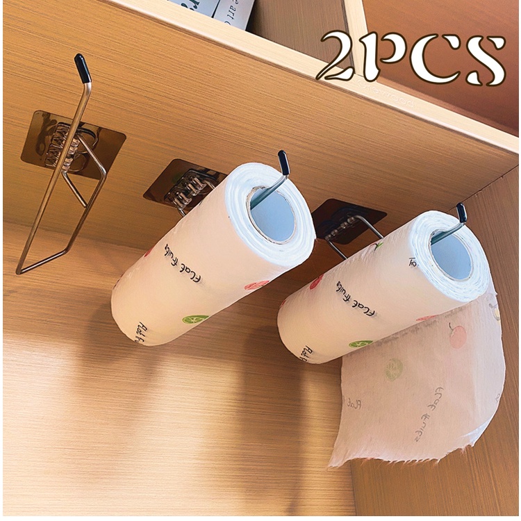 Giá Treo Khăn Giấy Tự Dính Tiện Dụng Cho Nhà Bếp