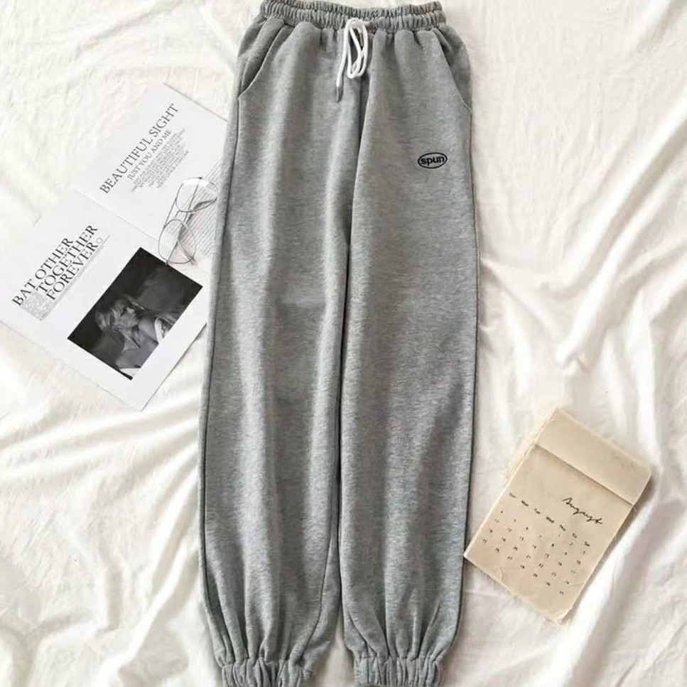 [Siêu rẻ Quần Jogger SPUN nỉ Unisex