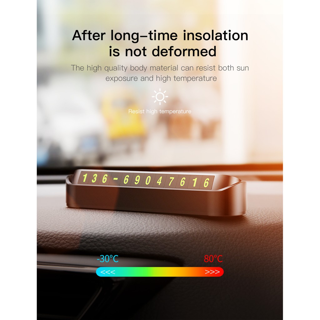 Bảng Để Lại Số Điện Thoại Trên Ô Tô Khi Đỗ Xe 1 Mặt Số - A38A
