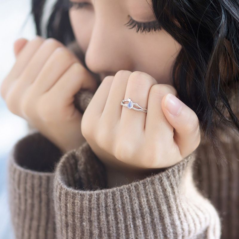 Nhẫn Hở Mạ Bạc Thời Trang