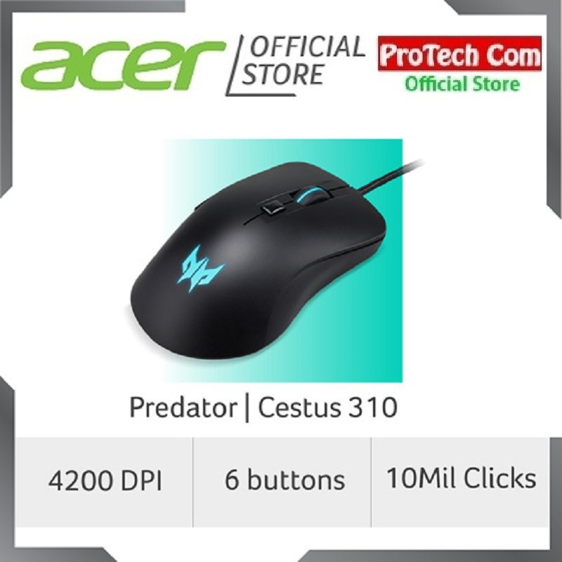 Chuột Gaming Acer Predator Cestus Chính Hãng 310 4200 Dpi