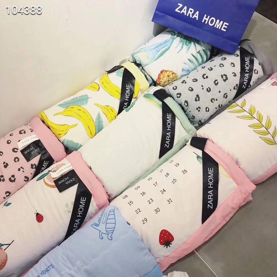 Chăn Zara Home💖FREESHIP💖 Chăn đũi siêu mềm mịn, Mền hè siêu mềm mịn