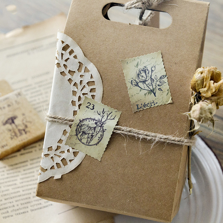 Set 46 Miếng Dán Trang Trí album Hình Khu Rừng Nhỏ Xinh Xắn