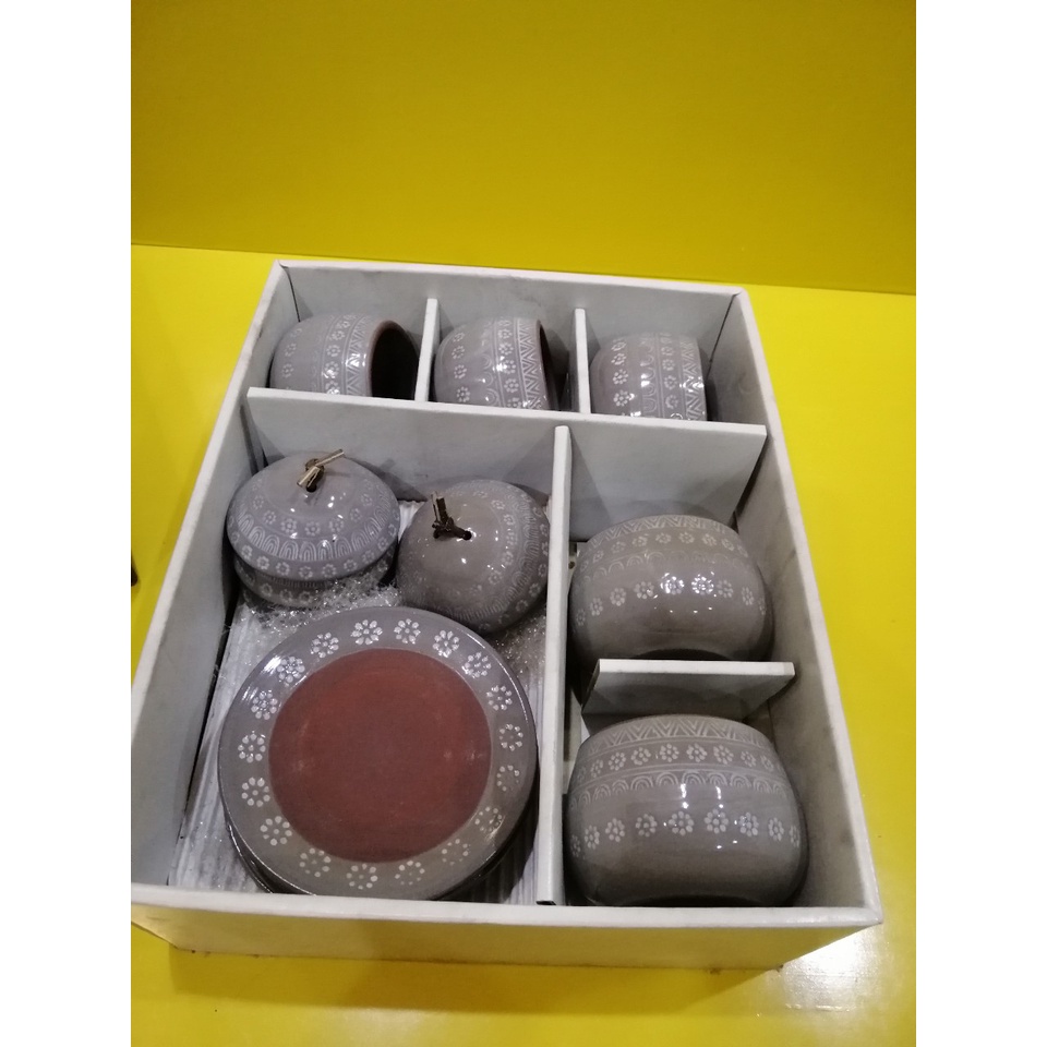Bộ 5 chén đĩa sứ nội địa Nhật (mã 968)