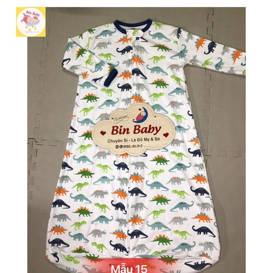 Túi ngủ cho bé cotton 1 lớp - Túi ngủ size 1 tuổi-4 tuổi