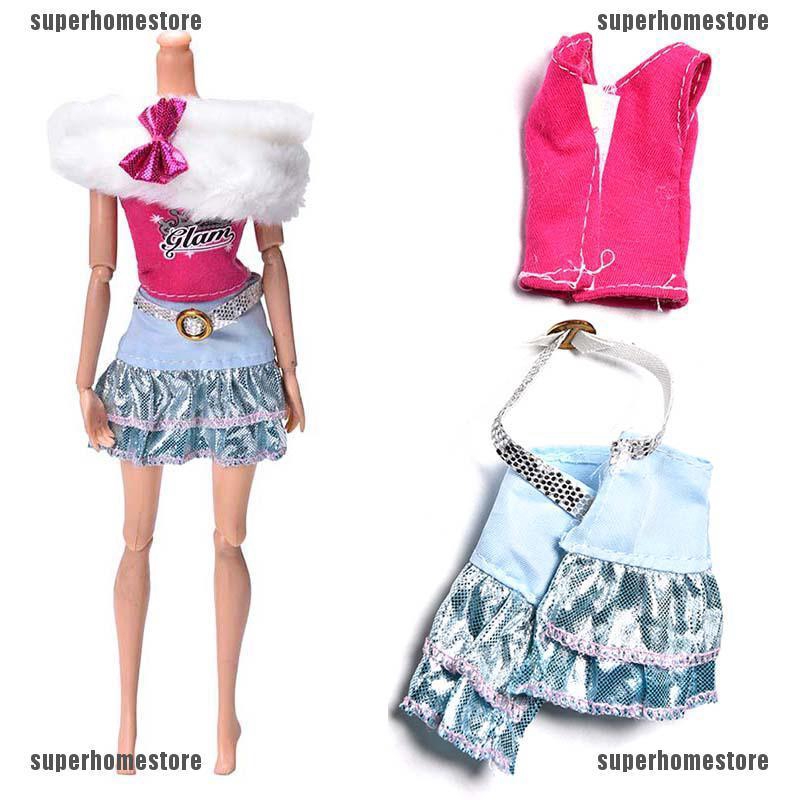 Set 3 Món Đồ Thời Trang Xinh Xắn Cho Búp Bê Barbie