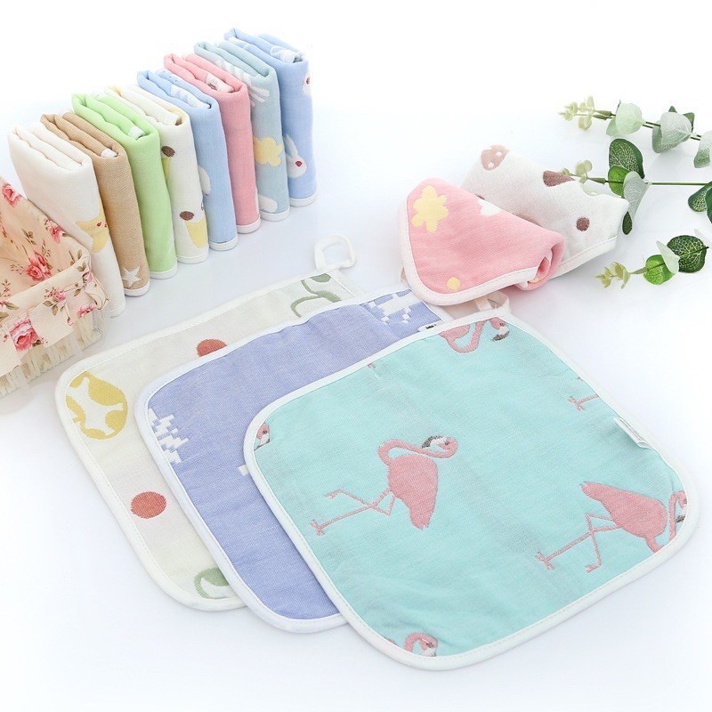 [Chọn mẫu] Khăn xô 6 lớp cotton mềm mại cho bé yêu