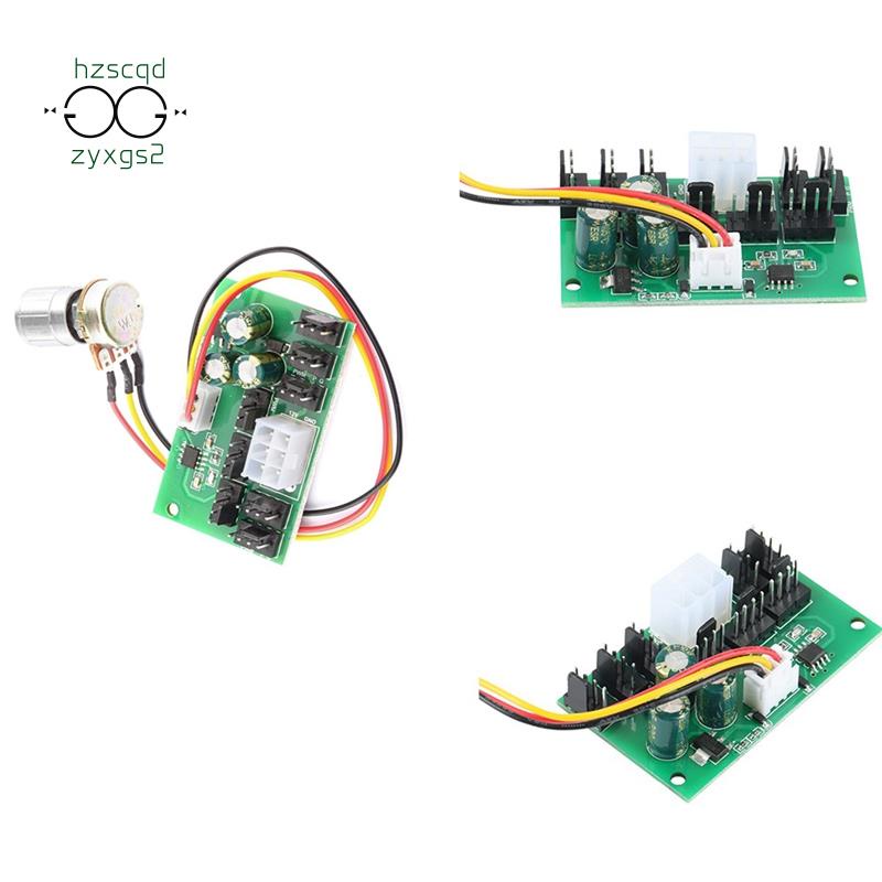 Set 2 Bảng Mạch Điều Khiển Tốc Độ Quạt Máy Tính 8 Cổng 4-Pin PWM