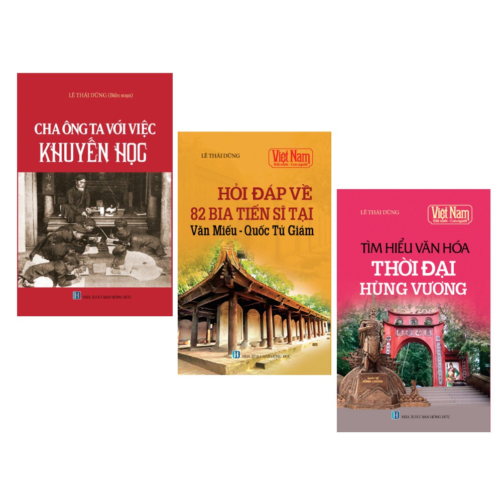 Sách - Combo Tủ sách lịch sử - Khám phá văn hóa Việt Nam (Bộ 3 cuốn)