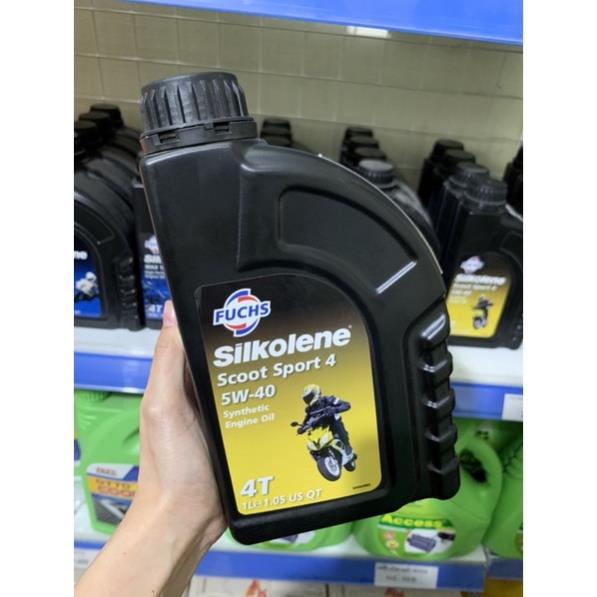 Nhớt Tổng Hợp Cao Cấp Cho Xe Tay Ga Fuchs Silkolene Scoot Sport