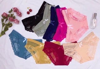 Combo 10 quần ren lưới nơ sexy