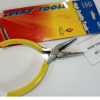 Kìm bấm mỏ nhọn thẳng và cắt LUCKY TOOLS_Chuẩn nhỏ 5 inch