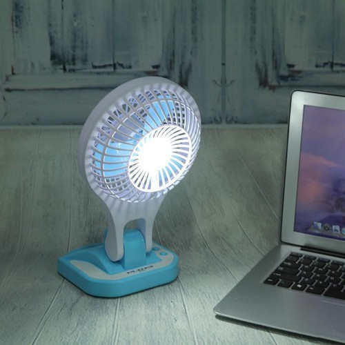 quạt minifan tích điện cực mạnh có đèn