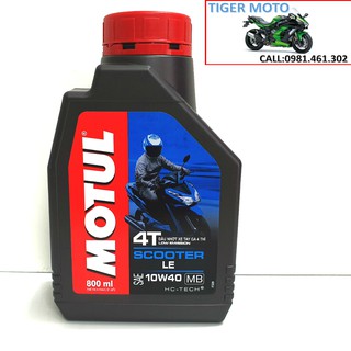 Nhớt xe tay ga motul scooter le 4t 10w40 800ml