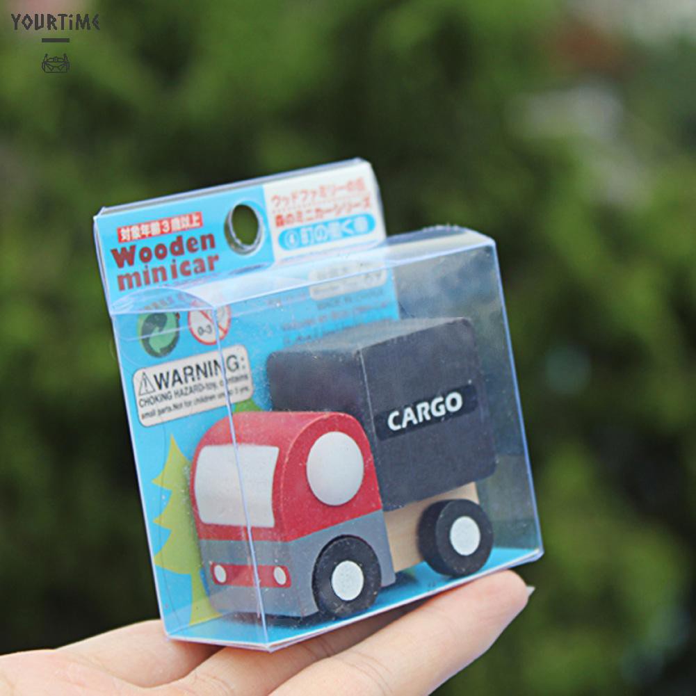 Đồ chơi Multi-pattern Creative Toys Mini Wooden Car Model Baby Kid Educational Gift