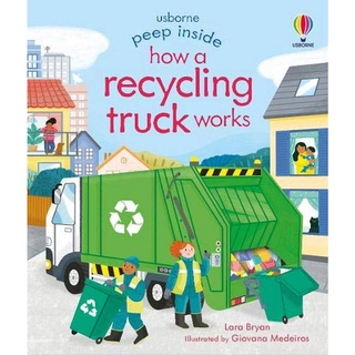 Sách - Anh: Peep Inside How A Recycling Truck Works