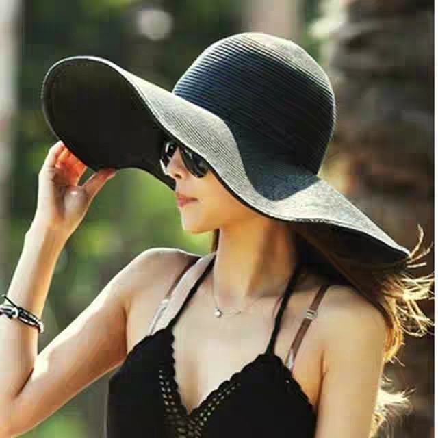 Nón Cói Trơn JCT02 Vành Lớn Rộng 14cm Che Nắng Đi Biển Du Lịch Jussy Fashion Nón Cói Rộng Vành Phong Cách Vintage