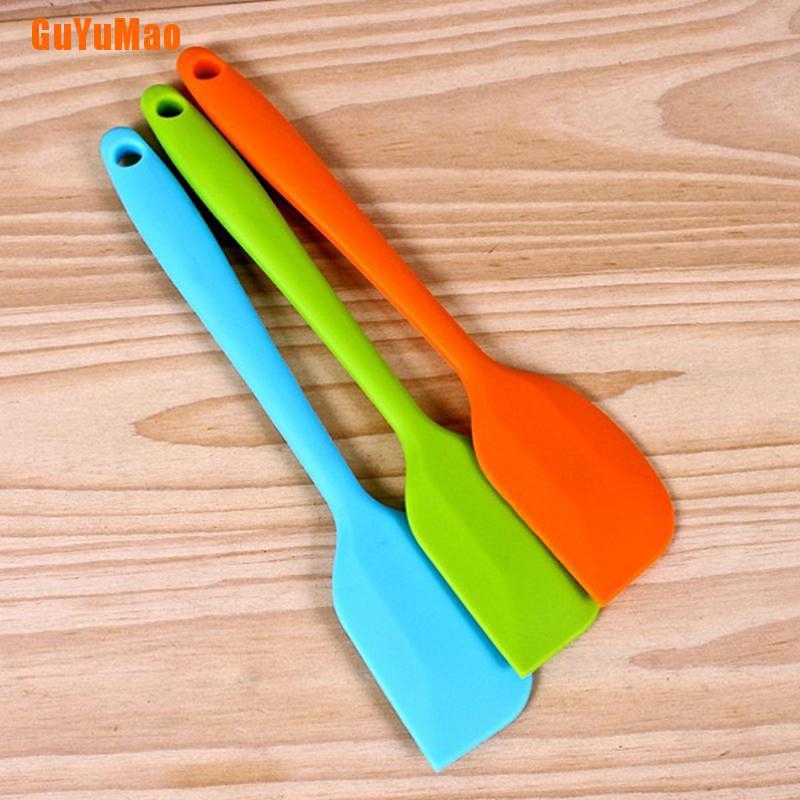 [GUYU] Bánh Mới Kem Bơ Thìa Trộn Batter Scraper Brush Silicone Baking Tool HOO