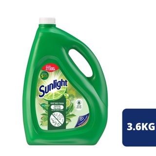 Nước rửa chén Sunlight Chanh Matcha Nhật Bản can 3,6kg
