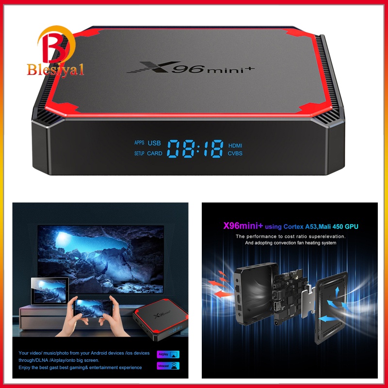 [BLESIYA1]X96 mini+ with Android 4K TV Set-top BOX Media Player