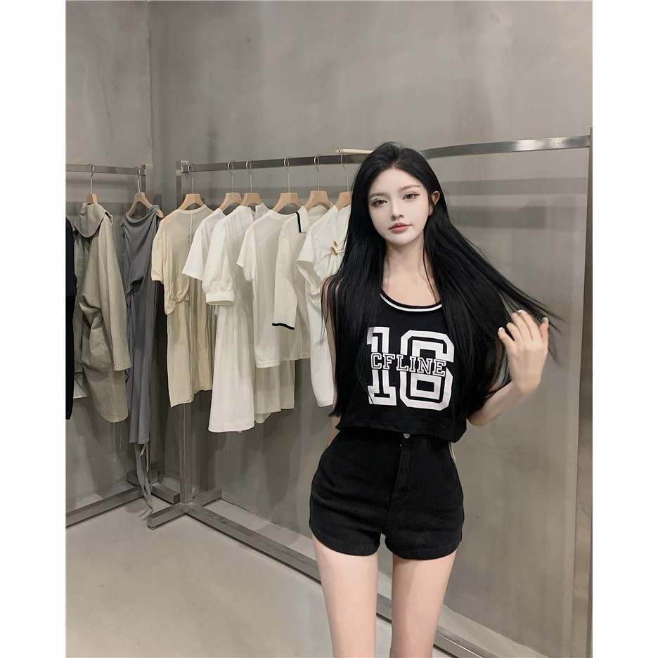 Áo croptop số 16 freesize - Áo croptop 3 lỗ hở lưng dáng thể thao sexy chất thun co giãn giá siêu rẻ