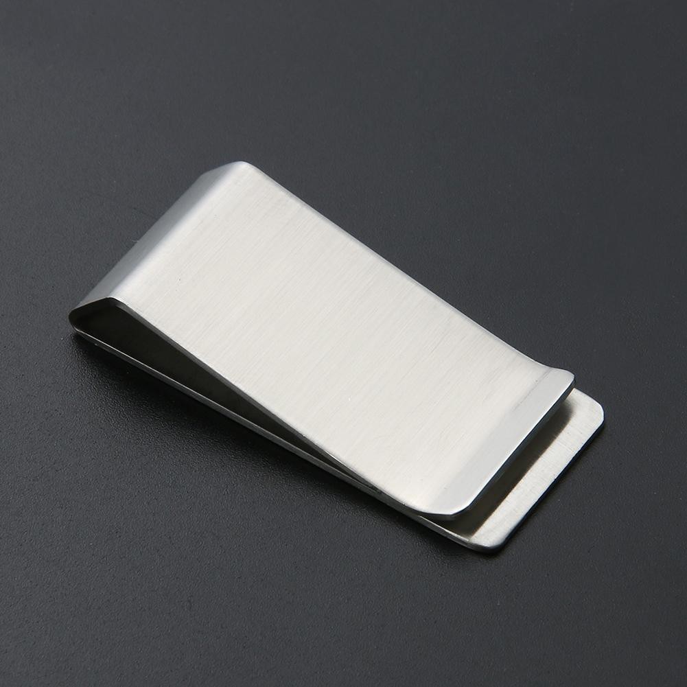 Stainless Steel Card Wallet Card Holder Slim Clip Money Clips