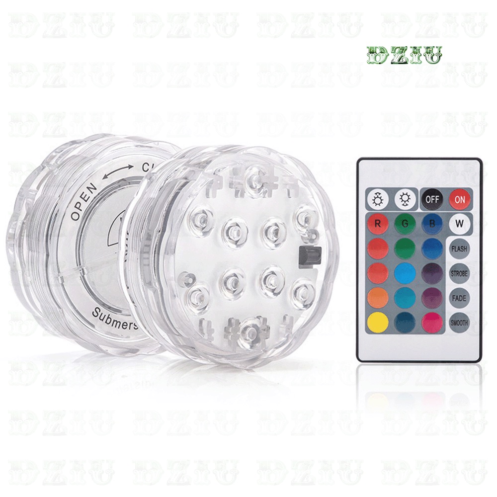 Đèn led trang trí dưới nước thông minh, đèn led 16 màu điều khiển bằng remote