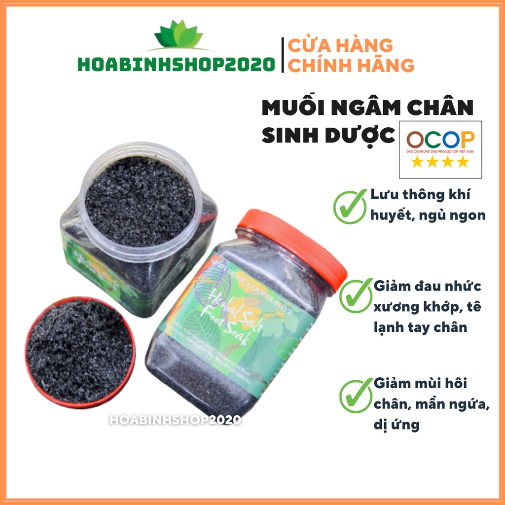 [CHÍNH HÃNG] Muối Ngâm Chân Độc Mộc Sinh Dược- NGỦ NGON, LƯU THÔNG KHÍ HUYẾT