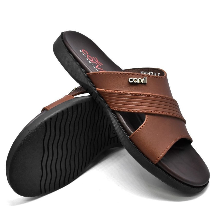 Sandal Carvil Juno-03 M Màu Nâu Đậm Cho Nam Giới