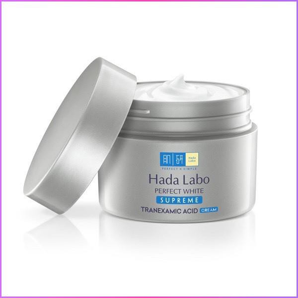 Kem dưỡng trắng da toàn diện Hada Labo Perfect White Supreme Cream 50g cải thiện thâm sạm , làm mờ nám và tàn nhang