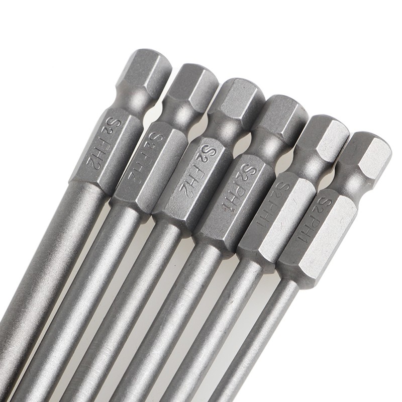 Bộ 6 đầu tua vít S2 1 / 4 '' 150mm chất lượng cao
