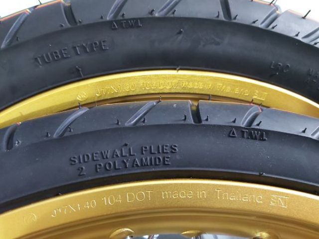 BÁNH CĂM SONIC WINNER FULL VỎ RUỘT NIỀNG YOKO MÀU VÀNG ĐÙM MẠ CROM