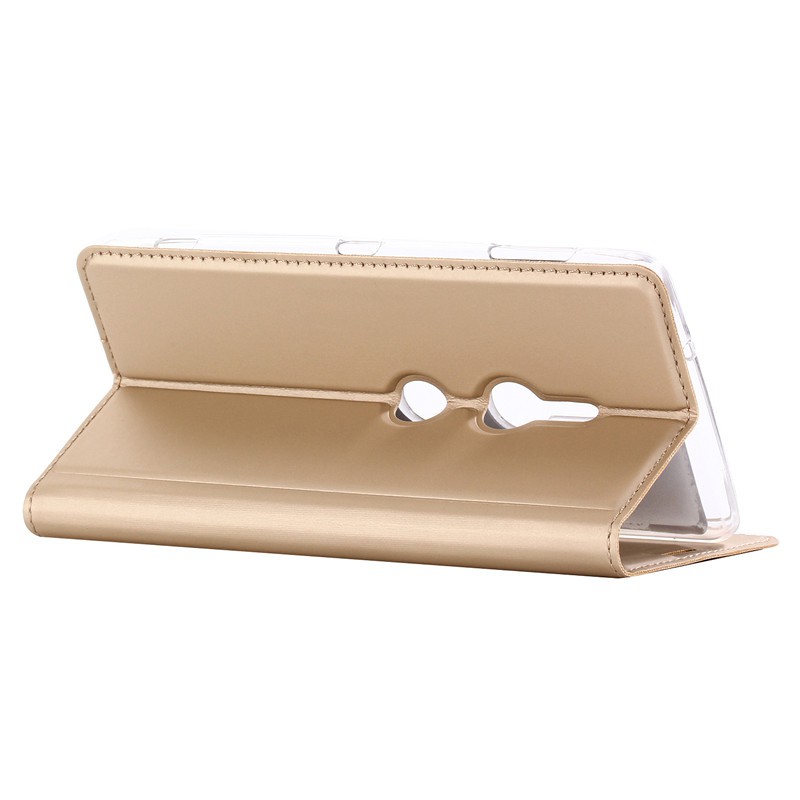 Bao da điện thoại bằng PU nắp lật kiểu ví từ tính cho Sony Xperia XZ Premium XA1 Plus XA2 XZs XZ1 XZ2 XZ3 XA3