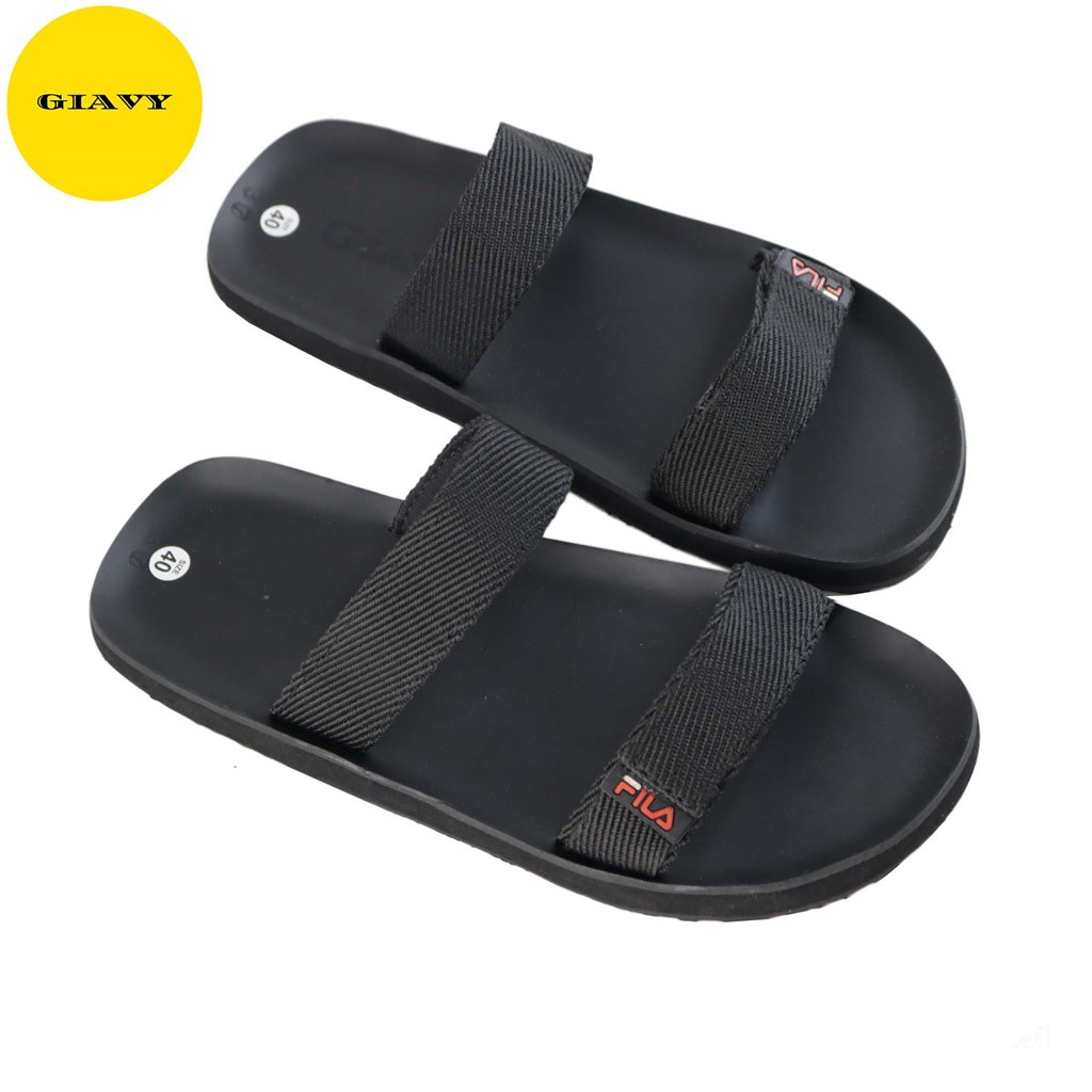 Dép nữ quai nhị vải bố, đế caosu K474 - GIAVY