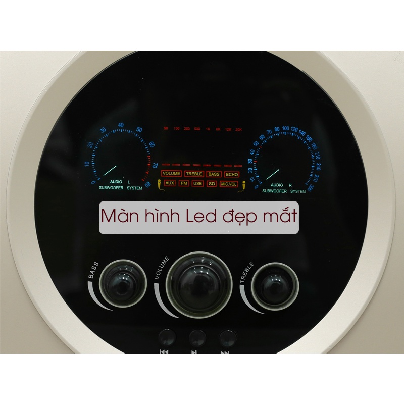 Loa vi tính Bluetooth Enkor V2720 Gold - 2.1