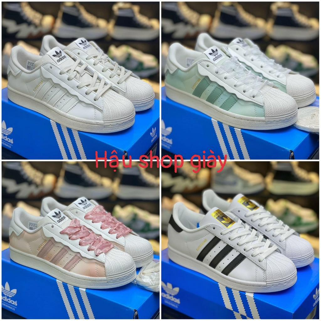 🔥FREE SHIP🔥Giày thể thao sneaker 🔥Superstar Sò về đủ 4 màu xanh mint, Hồng, trắng full Cao cấp đủ