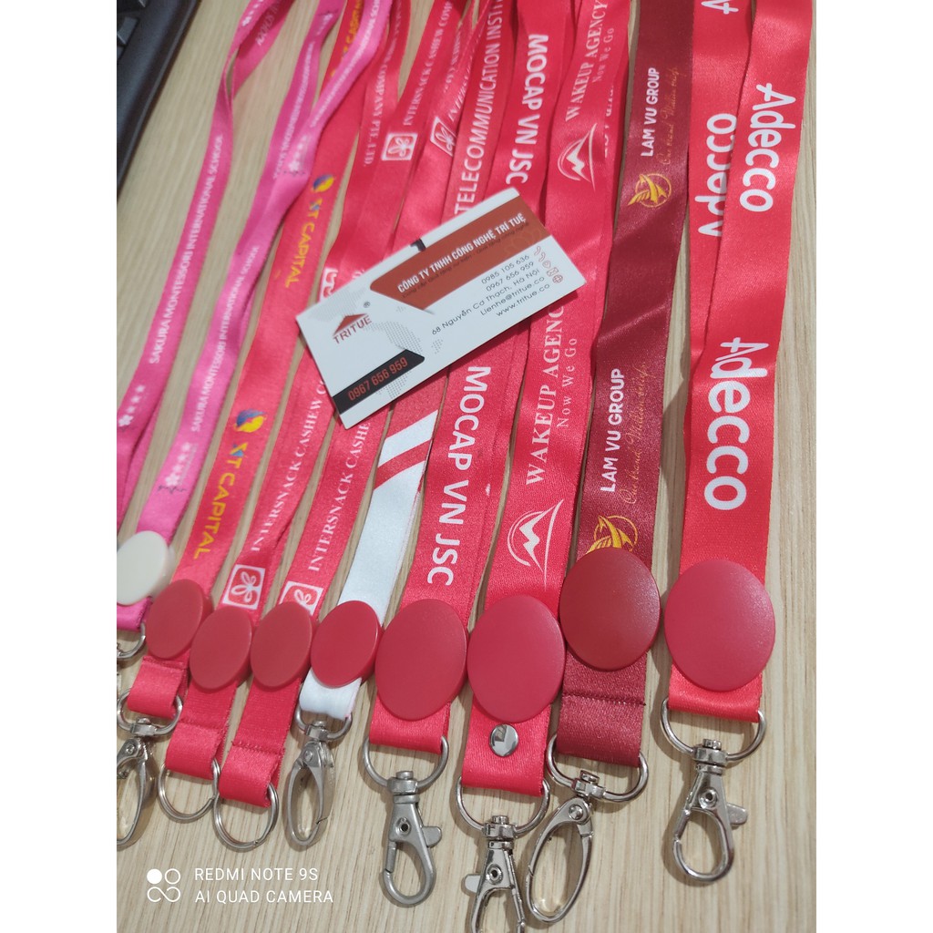 In Dây Đeo Thẻ Theo Yêu Cầu tại TP HCM - Sản xuất dây đeo thẻ.